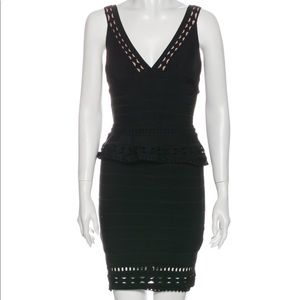 Herve leger black dress size Small